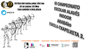 III Campeonato Escolar de Álava Sala 2018