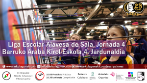 Liga Escolar Alavesa Sala 19/20, día 4